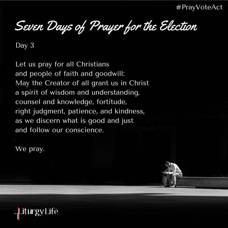 Prayers for the upcoming election – 