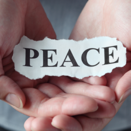 Establish peace with peace